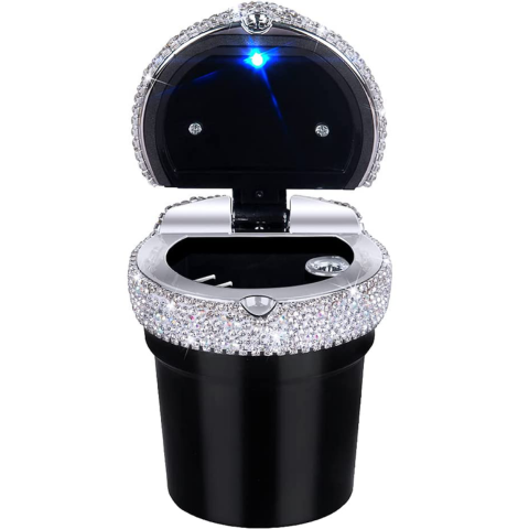 Mini-Auto-Aschenbecher Glänzend - Elegantes Design & Rauchverschluss