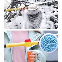 Børste Bilrengøring Mikrofiber – Teleskopisk, Blød & Anti-Ridser 