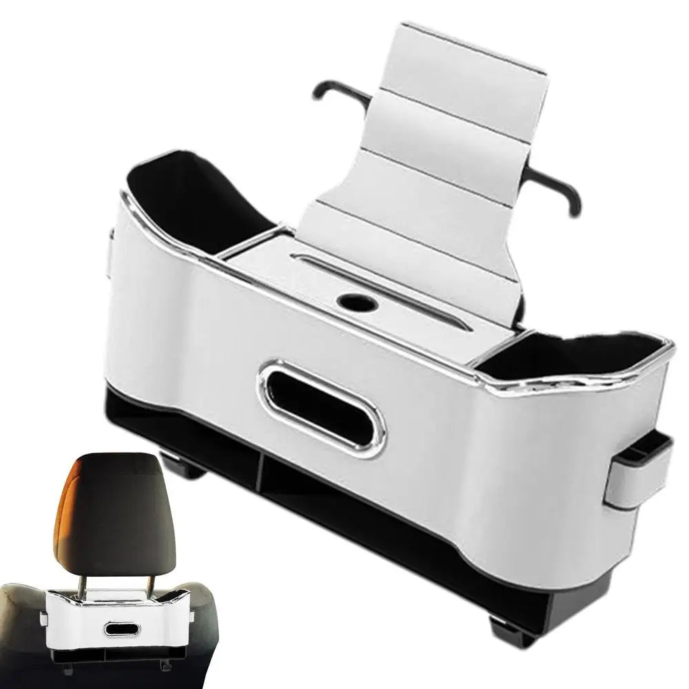 Baksätesorganisatör med krokar och förvaringslåda - optimerat utrymme och städad bil