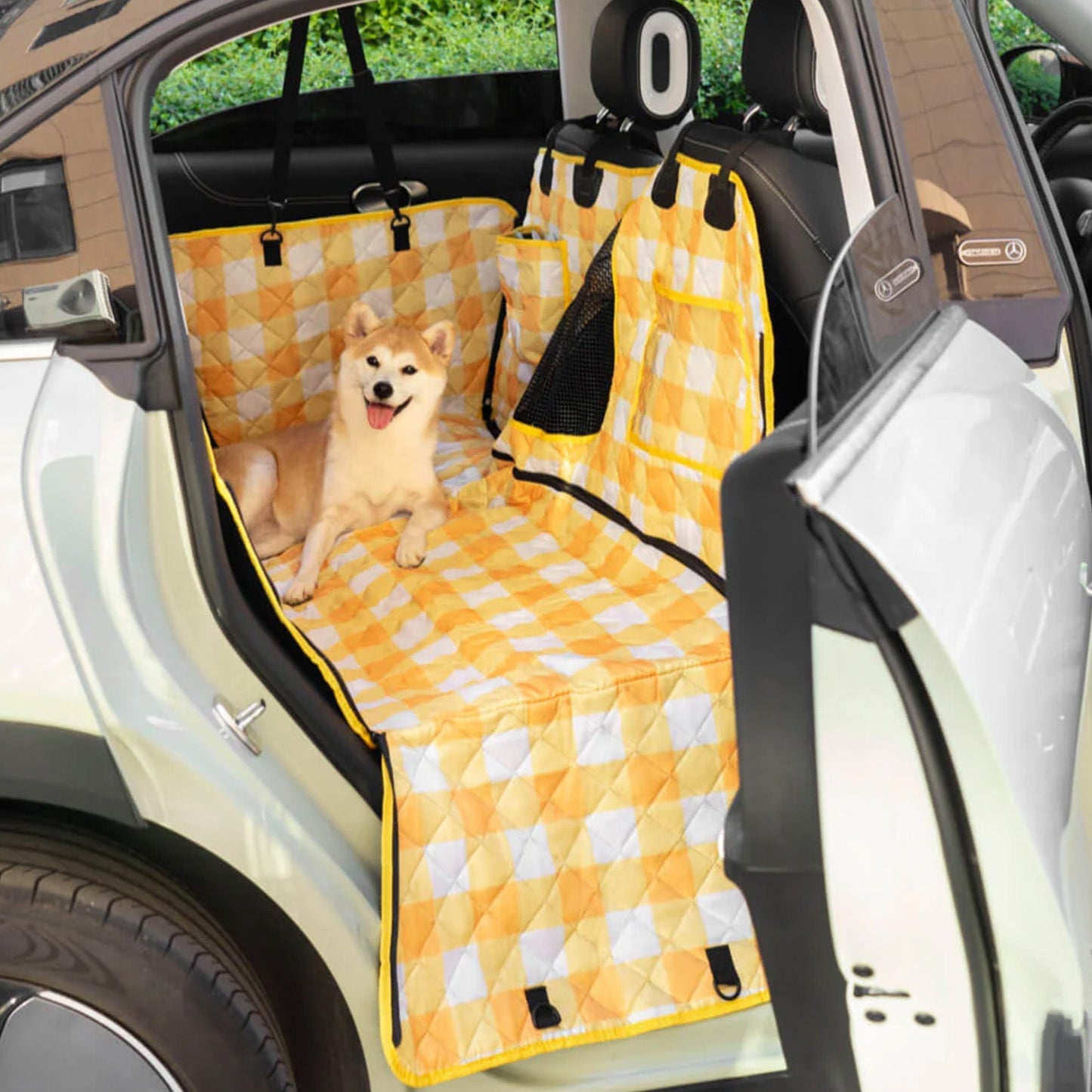Housse De Siège Auto Pour Chien Imperméable Et Résistante Aux Rayures