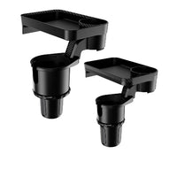 Auto-opberging – Geïntegreerd plateau en bekerhouder 